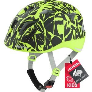 ALPINA Unisex Bambini, XIMO L.E. casco da ciclismo, black-neon sparkle matt, 47-51 cm ALPINA Unisex Bambini, XIMO L.E. casco da ciclismo, black-neon sparkle matt, 47-51 cm