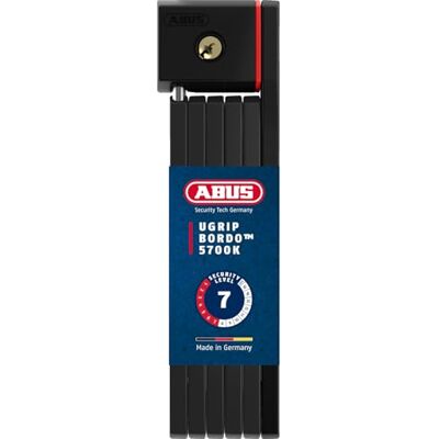 ABUS 5700K Lucchetto per bici - 80 cm in acciaio resistente ABUS 5700K Lucchetto per bici - 80 cm in acciaio resistente
