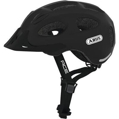 ABUS Casco da città Youn-I ACE con luce posteriore a LED integrata Casco da bicicletta per l'uso quotidiano per uomo e donna Nero (velvet black) L (56-61 cm) ABUS Casco da città Youn-I ACE con luce posteriore a LED integrata Casco da bicicletta per l'uso quotidiano per uomo e donna Nero (velvet black) L (56-61 cm)