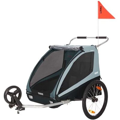 Thule Coaster Xt Rimorchio Per Bici Soft blue, One-Size Thule Coaster Xt Rimorchio Per Bici Soft blue, One-Size