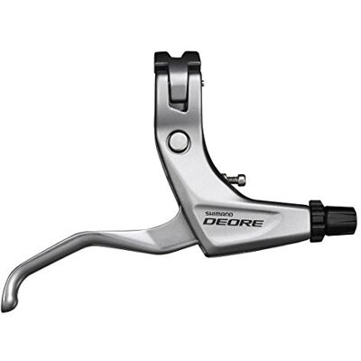 Shimano Deore Trekking BL-T611 Manopola del freno destro, 300 mm, colore: Argento Shimano Deore Trekking BL-T611 Manopola del freno destro, 300 mm, colore: Argento