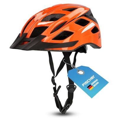 Fischer adulti Urban Sport Casco da bicicletta, Orange, S/M Fischer adulti Urban Sport Casco da bicicletta, Orange, S/M