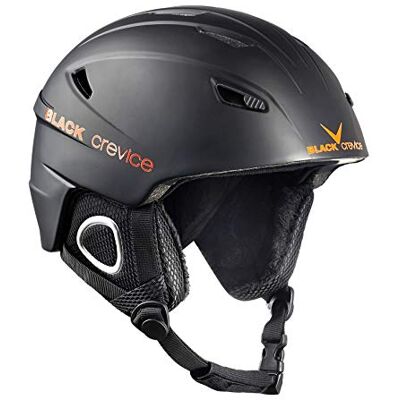Black Crevice L Casco da Sci Nero/Arancione - Casco da Sci Black Crevice L Casco da Sci Nero/Arancione - Casco da Sci