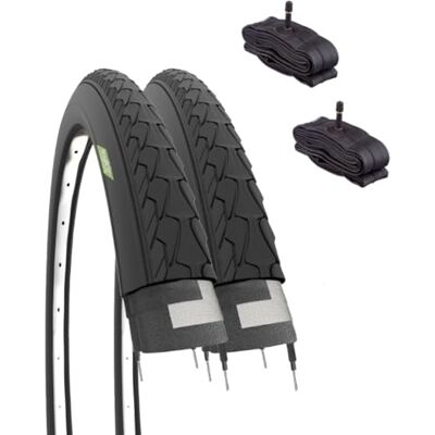 ECOVELO 2 Copertoni 700 x 35 C + Camere America Pneumatici Bici 28 x 1.35 AdultoTrekking Bike Ciclocross Gravel ECOVELO 2 Copertoni 700 x 35 C + Camere America Pneumatici Bici 28 x 1.35 AdultoTrekking Bike Ciclocross Gravel