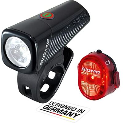 Sigma BUSTER 150 FL o BUSTER 150 FL e NUGGET II FLASH luce per bicicletta a LED da 150 lumen luce frontale ricaricabile con cinque modalità di illuminazione facile installazione Sigma BUSTER 150 FL o BUSTER 150 FL e NUGGET II FLASH luce per bicicletta a LED da 150 lumen luce frontale ricaricabile con cinque modalità di illuminazione facile installazione