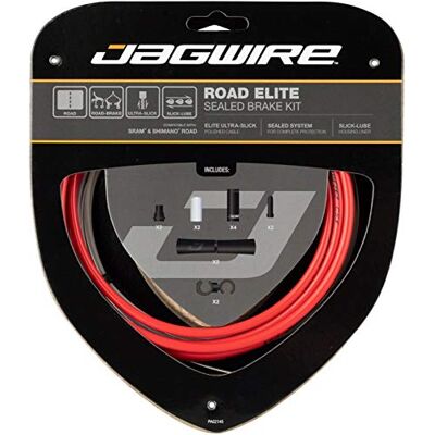 Jagwire Miscellanea Kit Guaina E Cavo Freni Road Elite Sealed Sigillat Jagwire Miscellanea Kit Guaina E Cavo Freni Road Elite Sealed Sigillat