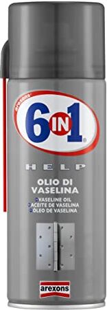 AREXONS 4237 6IN1 HELP Olio di Vaselina 400 ml, Lubrificante a Base di Olio di Vaselina di tipo Farmaceutico, Impiego Universale, Non Macchina, Adatto per Manutenzione Periodica di Lubrificazione