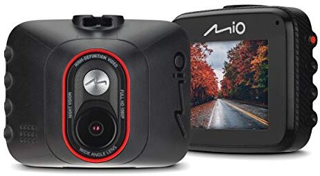 Mitac MiVue C312 Dash Cam Registratore personale per la guida, Full HD 1080p, grandangolo 130°, obiettivo F2.2