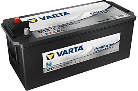 Varta Batteria Promotive Black M12 per camion, Lavori Pubblici, Agricoli, 12V, 180Ah, 1400 Amps