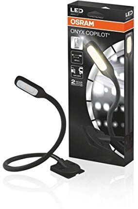 Osram ONYX COPILOT L+7, Luce da lettura a LED per abitacolo veicolo, ONYX L+7, scatola di cartone (1 pezzo)