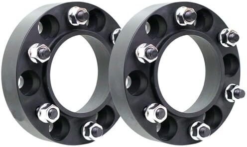 ONDIAN Bulloni Ruota 2PCS PCD 6X139.7-93.1 Hub Cebtric 6x5.5 Centro Foro 93.1mm Auto Mozzo Ruota Spacer Per Ford Per Ranger T6 Distanziatori Mozzi Auto (Dimensione : 2Pcs Black 38mm)