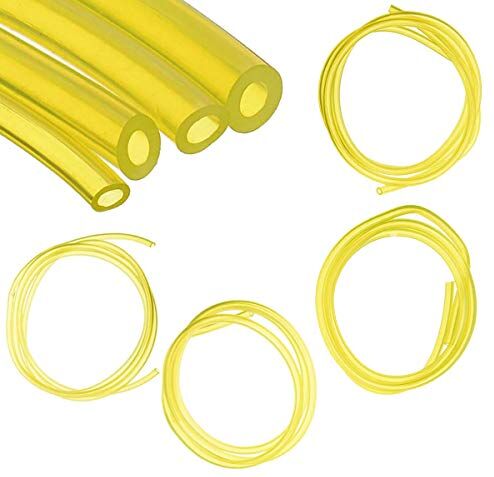 WakiHong Set di 4 Tubo Benzina, Tubo Dell’olio Diesel 2 x 3,5 mm /3 x 6 mm /3 x 5 mm /2,5 x 5 mm, Tubi per Carburanteper (1,5 Metri ciascuno)