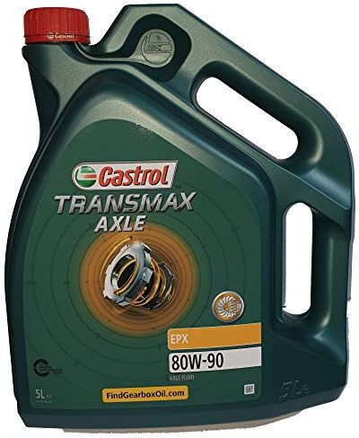 Castrol Transmax Axle EPX 80W-90 GL5 Olio per ingranaggi minerali, 5 litri