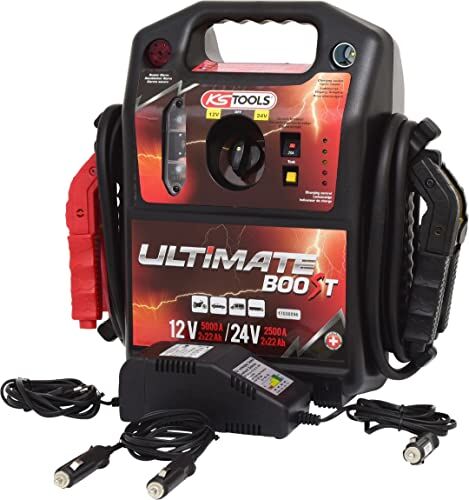 KS TOOLS Booster per batterie 12 V + 24 V starter mobile 1700 A