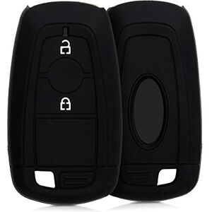 kwmobile Cover Chiavi Auto Compatibile con Ford con 2 tasti Keyless Go Custodia Protettiva Chiave Auto Copri Telecomando Gomma Portachiave Macchina Silicone