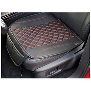 BREMER SITZBEZÜGE Coprisedile in ecopelle nera con cuciture rosse, compatibile con Land Rover Freelander 2 coprisedili auto