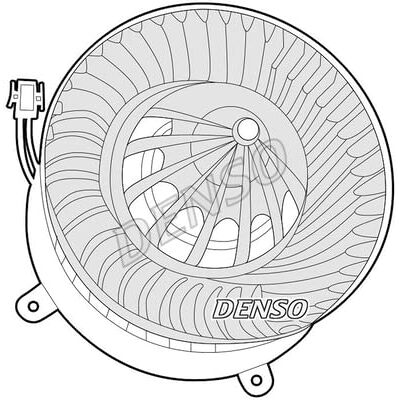 DENSO DEA17012 Ventilatore Interno - Mercedes-Benz a sinistra senza resistenza DENSO DEA17012 Ventilatore Interno - Mercedes-Benz a sinistra senza resistenza