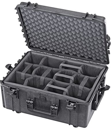 MAX Cases Valigia Fotografica con Divisorie Mobili Imbottite per Trasportare e Proteggere Apparecchiature e Materiali Sensibili, 540H245CAM, Dimensioni Interne 594 x 473 x 270 mm