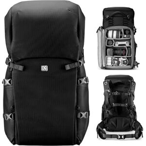 K&F CONCEPT Zaino per fotocamera, zaino da viaggio all'aperto di grande professtional splashproof Borsa a tracolla multifunzionale per Macchine fotografiche, obiettivo, treppiede, laptop 15", drone K&F CONCEPT Zaino per fotocamera, zaino da viaggio all'aperto di grande professtional splashproof Borsa a tracolla multifunzionale per Macchine fotografiche, obiettivo, treppiede, laptop 15", drone