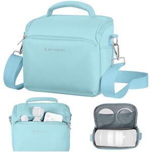 K&F CONCEPT Borsa per fotocamera, piccola borsa a tracolla singola Crossbody Custodia con cinghia regolabile compatte Borse per macchina fotografia DSLR/SLR/Mirrorless-Azzurro K&F CONCEPT Borsa per fotocamera, piccola borsa a tracolla singola Crossbody Custodia con cinghia regolabile compatte Borse per macchina fotografia DSLR/SLR/Mirrorless-Azzurro
