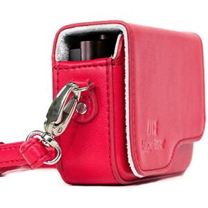 MegaGear MG1266 Leica C Typ 112 Custodia in finta pelle per Fotocamera con Tracolla, Rosso MegaGear MG1266 Leica C Typ 112 Custodia in finta pelle per Fotocamera con Tracolla, Rosso