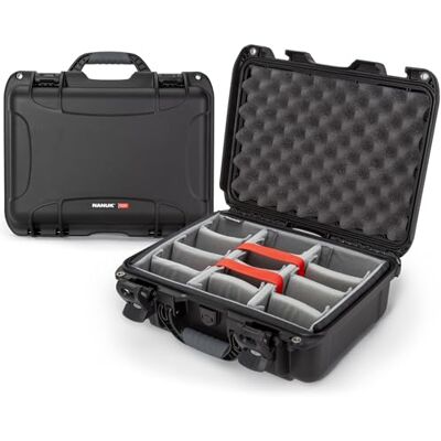 NANUK 920 Custodia rigida impermeabile con divisori imbottiti, colore: Nero NANUK 920 Custodia rigida impermeabile con divisori imbottiti, colore: Nero