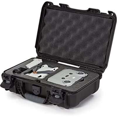 NANUK Custodia rigida impermeabile con inserto personalizzato per DJI Mini, Nero, Mini 3 Pro NANUK Custodia rigida impermeabile con inserto personalizzato per DJI Mini, Nero, Mini 3 Pro
