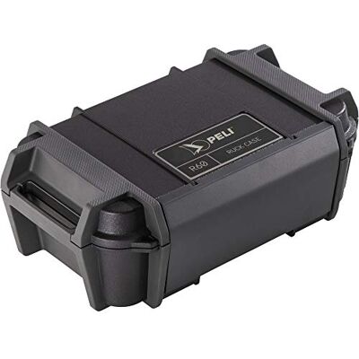 PELI R60 Ruck Custodia per oggetti personali, Custodia a tenuta stagna per piccoli dispositivi elettronici e strumenti per Outdoor, IP68 Impermeabile all'acqua e polvere, Capacità: 2,32L, Colore: Nero PELI R60 Ruck Custodia per oggetti personali, Custodia a tenuta stagna per piccoli dispositivi elettronici e strumenti per Outdoor, IP68 Impermeabile all'acqua e polvere, Capacità: 2,32L, Colore: Nero