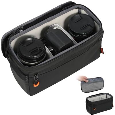 TARION Inserto Fotografico Borsa Fotografica per Zaino Reflex Obiettivi XS TARION Inserto Fotografico Borsa Fotografica per Zaino Reflex Obiettivi XS