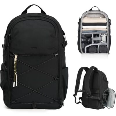 TARION Zaino Fotografico Leggero Borsa Fotografica Lite per Reflex Nero 21L Zaino Fotografico Grande per Fotografia Urbana e Viaggi Compatibile con Sony Canon Nikon DSLR Mirrorless ROVE FX21 TARION Zaino Fotografico Leggero Borsa Fotografica Lite per Reflex Nero 21L Zaino Fotografico Grande per Fotografia Urbana e Viaggi Compatibile con Sony Canon Nikon DSLR Mirrorless ROVE FX21