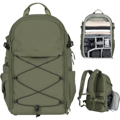TARION Zaino Fotografico Leggero Borsa Fotografica Lite per Reflex Verde 21L Zaino Fotografico Grande per Fotografia Urbana e Viaggi Compatibile con Sony Canon Nikon DSLR Mirrorless ROVE FX21 TARION Zaino Fotografico Leggero Borsa Fotografica Lite per Reflex Verde 21L Zaino Fotografico Grande per Fotografia Urbana e Viaggi Compatibile con Sony Canon Nikon DSLR Mirrorless ROVE FX21