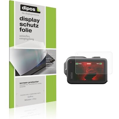 dipos 4x Pellicola Protettiva opaca per GoPro Mission 1 Pro Antiriflesso, riduce i riflessi, si adatta perfettamente, ultra sottile, antigraffio, senza bolle, anti impronte, autoadesiva dipos 4x Pellicola Protettiva opaca per GoPro Mission 1 Pro Antiriflesso, riduce i riflessi, si adatta perfettamente, ultra sottile, antigraffio, senza bolle, anti impronte, autoadesiva