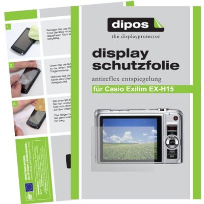 dipos 2x Pellicola Protettiva opaca per Casio Exilim EX-H15 Antiriflesso, riduce i riflessi, si adatta perfettamente, ultra sottile, antigraffio, senza bolle, anti impronte, autoadesiva dipos 2x Pellicola Protettiva opaca per Casio Exilim EX-H15 Antiriflesso, riduce i riflessi, si adatta perfettamente, ultra sottile, antigraffio, senza bolle, anti impronte, autoadesiva