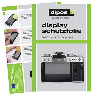 dipos 6x Pellicola Protettiva opaca per Fujifilm X-T30 Antiriflesso, riduce i riflessi, si adatta perfettamente, ultra sottile, antigraffio, senza bolle, anti impronte, autoadesiva dipos 6x Pellicola Protettiva opaca per Fujifilm X-T30 Antiriflesso, riduce i riflessi, si adatta perfettamente, ultra sottile, antigraffio, senza bolle, anti impronte, autoadesiva