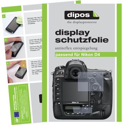 dipos 2x Pellicola Protettiva opaca per Nikon D4 Antiriflesso, riduce i riflessi, si adatta perfettamente, ultra sottile, antigraffio, senza bolle, anti impronte, autoadesiva dipos 2x Pellicola Protettiva opaca per Nikon D4 Antiriflesso, riduce i riflessi, si adatta perfettamente, ultra sottile, antigraffio, senza bolle, anti impronte, autoadesiva