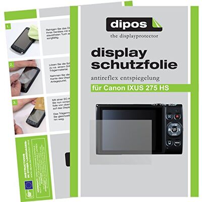 dipos 6x Pellicola Protettiva opaca per Canon IXUS 275 HS Antiriflesso, riduce i riflessi, si adatta perfettamente, ultra sottile, antigraffio, senza bolle, anti impronte, autoadesiva dipos 6x Pellicola Protettiva opaca per Canon IXUS 275 HS Antiriflesso, riduce i riflessi, si adatta perfettamente, ultra sottile, antigraffio, senza bolle, anti impronte, autoadesiva