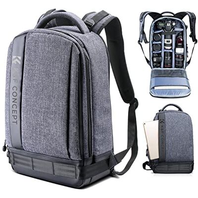 K&F CONCEPT Multifunzionale Zaino per Fotocamera Professionale Zaino Fotografico Grande Borsa Fotocamera Impermeabile Antiurto con Scomparto per Laptop Trekking Zaino per Reflex DSLR Mirrorless K&F CONCEPT Multifunzionale Zaino per Fotocamera Professionale Zaino Fotografico Grande Borsa Fotocamera Impermeabile Antiurto con Scomparto per Laptop Trekking Zaino per Reflex DSLR Mirrorless