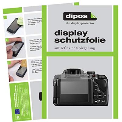dipos 6x Pellicola Protettiva opaca per Nikon Coolpix B600 Antiriflesso, riduce i riflessi, si adatta perfettamente, ultra sottile, antigraffio, senza bolle, anti impronte, autoadesiva dipos 6x Pellicola Protettiva opaca per Nikon Coolpix B600 Antiriflesso, riduce i riflessi, si adatta perfettamente, ultra sottile, antigraffio, senza bolle, anti impronte, autoadesiva