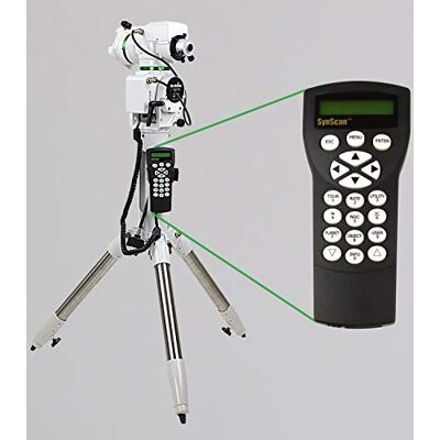 Sky-Watcher AZ-EQ5 Supporto per telescopio equatoriale tedesco GoTo completamente computerizzato, Alt-AZ e telescopio dual-OTA Controller manuale computerizzato con database di oltre 42.900 Sky-Watcher AZ-EQ5 Supporto per telescopio equatoriale tedesco GoTo completamente computerizzato, Alt-AZ e telescopio dual-OTA Controller manuale computerizzato con database di oltre 42.900
