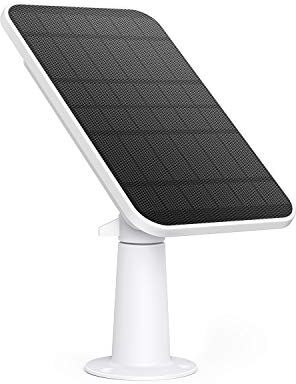 eufy Security Pannello solare eufyCam certificato , compatibile con eufyCam, alimentazione continua, pannello solare da 2,6 W, resistenza agli agenti atmosferici grado IP65