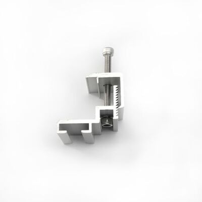 Offgridtec morsetto di fissaggio per microinverter, montaggio sul retro per telai di moduli solari da 28–50 mm, adatto a tutte le comuni marche di microinverter, in acciaio inox e alluminio, argento Offgridtec morsetto di fissaggio per microinverter, montaggio sul retro per telai di moduli solari da 28–50 mm, adatto a tutte le comuni marche di microinverter, in acciaio inox e alluminio, argento