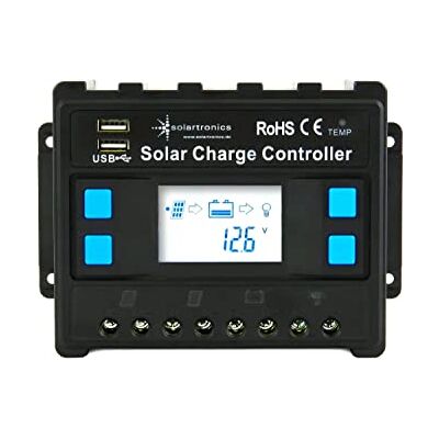 solartronics Regolatore di Carica 12V/24V Blu 20A 30A 40A 60A Fotovoltaico Solare PV Solare () solartronics Regolatore di Carica 12V/24V Blu 20A 30A 40A 60A Fotovoltaico Solare PV Solare ()