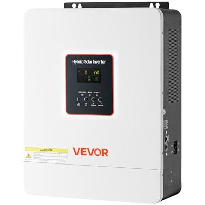 VEVOR Inverter Solare Ibrido 4000 W da 24 V CC a 230 V CA, Inverter e Caricabatterie a Onda Sinusoidale Pura con Regolatore Solare MPPT da 120 A Integrato, Modulo WiFi, Monofase VEVOR Inverter Solare Ibrido 4000 W da 24 V CC a 230 V CA, Inverter e Caricabatterie a Onda Sinusoidale Pura con Regolatore Solare MPPT da 120 A Integrato, Modulo WiFi, Monofase