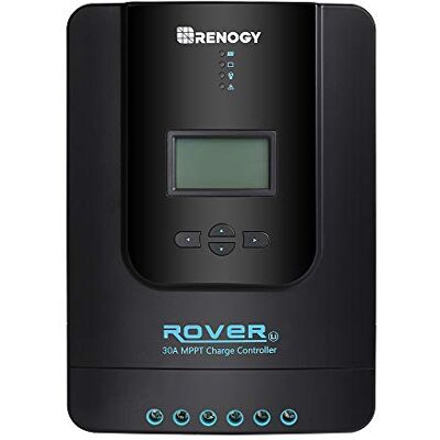 Renogy Regolatore di carica MPPT 30A con Bluetooth, 30 Amp 12V/24V MPPT Regolatore di carica solare Parametro automatico Display LCD Regolatore pannello solare per gel sigillato allagato e batteria al Renogy Regolatore di carica MPPT 30A con Bluetooth, 30 Amp 12V/24V MPPT Regolatore di carica solare Parametro automatico Display LCD Regolatore pannello solare per gel sigillato allagato e batteria al