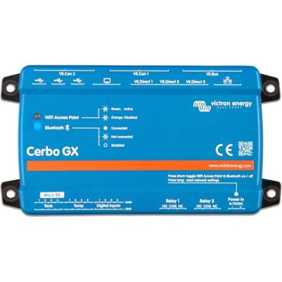 Victron Energy Cerbo GX MK2, monitoraggio del sistema con porte VE.Can e USB potenziate Victron Energy Cerbo GX MK2, monitoraggio del sistema con porte VE.Can e USB potenziate