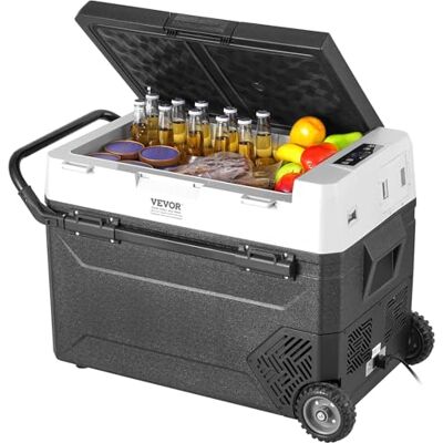 VEVOR Frigorifero Portatile per Auto, Frigorifero 12 V, Congelatore Portatile Zona Singola 60 L, Temperatura Regolabile 20~20 ℃, Refrigeratore a Compressore per Casa, Esterno, Camper, Auto VEVOR Frigorifero Portatile per Auto, Frigorifero 12 V, Congelatore Portatile Zona Singola 60 L, Temperatura Regolabile 20~20 ℃, Refrigeratore a Compressore per Casa, Esterno, Camper, Auto
