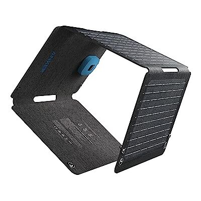 Anker Solix PS30 Pannello solare, caricatore solare portatile pieghevole 30 W, resistenza a polvere e IP65, ricarica ultrarapida, 2 dispositivi in contemporanea, per campeggio, escursioni, outdoor. Anker Solix PS30 Pannello solare, caricatore solare portatile pieghevole 30 W, resistenza a polvere e IP65, ricarica ultrarapida, 2 dispositivi in contemporanea, per campeggio, escursioni, outdoor.