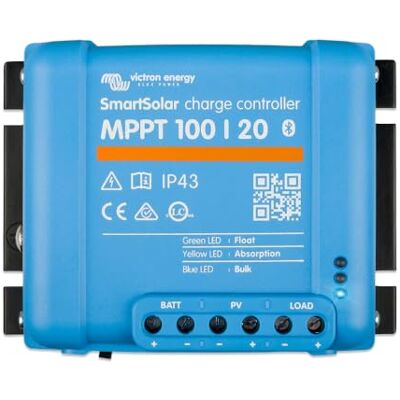 Victron Energy SmartSolar MPPT 100V 20 amp 12/24/48-Volt Regolatore di Carica Solare (Bluetooth) Victron Energy SmartSolar MPPT 100V 20 amp 12/24/48-Volt Regolatore di Carica Solare (Bluetooth)