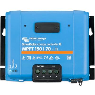 Victron Energy SmartSolar MPPT Tr 150V 70 amp 12/24/36/48-Volt Regolatore di Carica Solare (Bluetooth) Victron Energy SmartSolar MPPT Tr 150V 70 amp 12/24/36/48-Volt Regolatore di Carica Solare (Bluetooth)