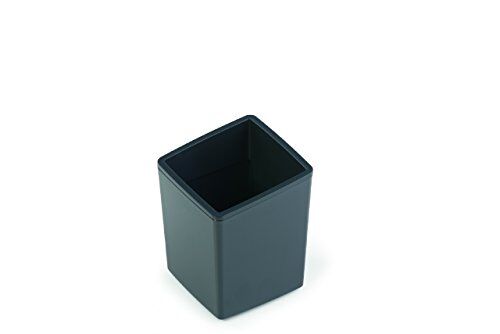 Durable Coffee Point Bin, Mini Cestino per Rifiuti, in Plastica, Lavabile in Lavastoviglie, 79x79x100 mm, Carbone